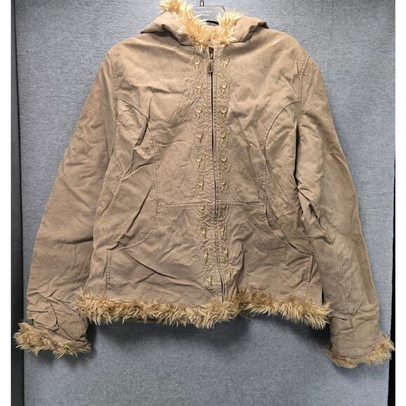 Vintage Mudd Jeans Leather Penny Lane Jacket Size XL - Picture 1 of 7